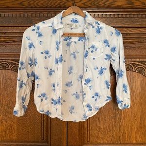 Girls size 7/8 Abercrombie button up